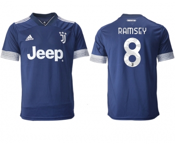 Men 2020-2021 club Juventus away aaa version 8 blue Soccer Jerseys