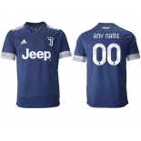 Men 2020-2021 club Juventus away aaa version customized blue Soccer Jerseys