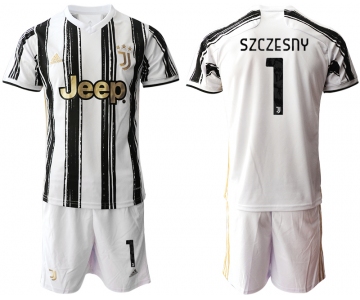 Men 2020-2021 club Juventus home 1 white black Soccer Jerseys