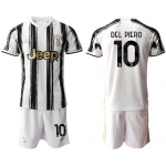 Men 2020-2021 club Juventus home 10 white black Soccer Jerseys