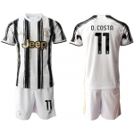 Men 2020-2021 club Juventus home 11 white black Soccer Jerseys