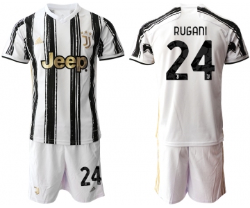 Men 2020-2021 club Juventus home 24 white black Soccer Jerseys