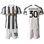 Men 2020-2021 club Juventus home 30 white black Soccer Jerseys