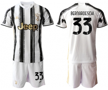 Men 2020-2021 club Juventus home 33 white black Soccer Jerseys