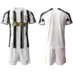 Men 2020-2021 club Juventus home blank white black Soccer Jerseys