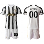 Men 2020-2021 club Juventus home customized white black Soccer Jerseys