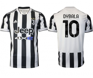 Men 2021-2022 Club Juventus home aaa version white 10 Adidas Soccer Jerseys