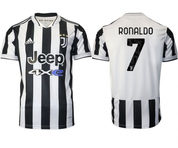 Men 2021-2022 Club Juventus home aaa version white 7 Adidas Soccer Jersey