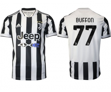 Men 2021-2022 Club Juventus home aaa version white 77 Adidas Soccer Jersey