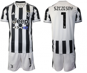 Men 2021-2022 Club Juventus home white 1 Adidas Soccer Jerseys