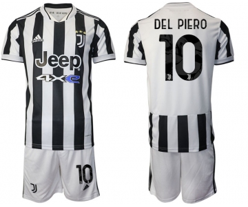 Men 2021-2022 Club Juventus home white 10 Adidas Soccer Jersey