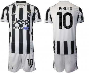 Men 2021-2022 Club Juventus home white 10 Adidas Soccer Jerseys