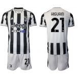 Men 2021-2022 Club Juventus home white 21 Adidas Soccer Jerseys