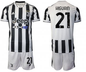 Men 2021-2022 Club Juventus home white 21 Adidas Soccer Jerseys