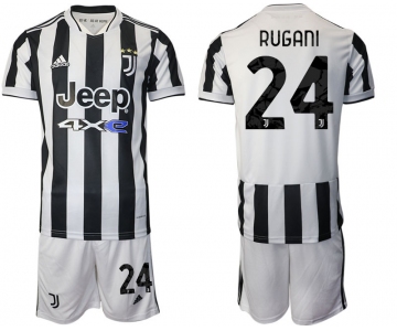 Men 2021-2022 Club Juventus home white 24 Adidas Soccer Jerseys