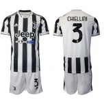 Men 2021-2022 Club Juventus home white 3 Adidas Soccer Jerseys