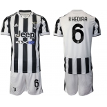 Men 2021-2022 Club Juventus home white 6 Adidas Soccer Jerseys