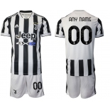 Men 2021-2022 Club Juventus home white customized Adidas Soccer Jerseys