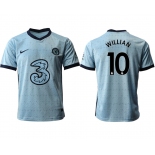 Men 2020-2021 club Chelsea away aaa version 10 Light blue Soccer Jerseys1