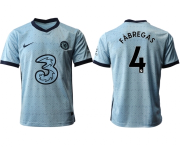 Men 2020-2021 club Chelsea away aaa version 4 Light blue Soccer Jerseys