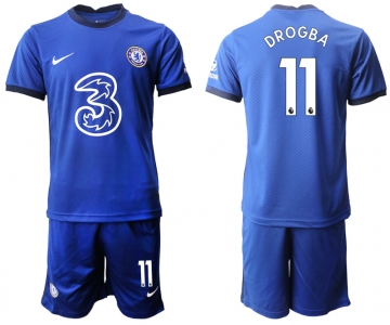 Men 2020-2021 club Chelsea home 11 blue Soccer Jerseys