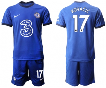 Men 2020-2021 club Chelsea home 17 blue Soccer Jerseys