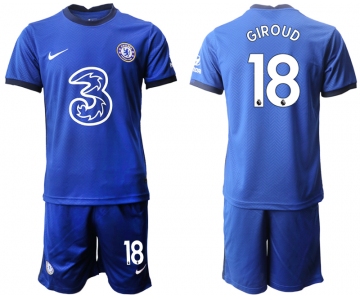 Men 2020-2021 club Chelsea home 18 blue Soccer Jerseys