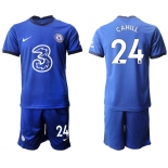 Men 2020-2021 club Chelsea home 24 blue Soccer Jerseys