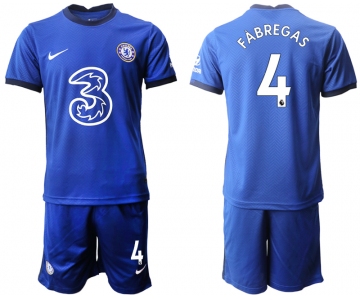 Men 2020-2021 club Chelsea home 4 blue Soccer Jerseys