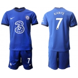 Men 2020-2021 club Chelsea home 7 blue Soccer Jerseys