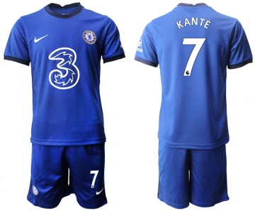 Men 2020-2021 club Chelsea home 7 blue Soccer Jerseys