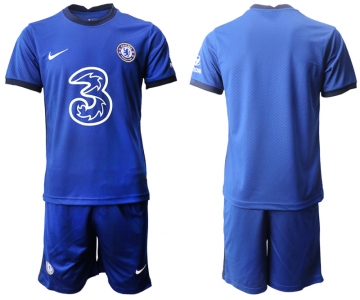 Men 2020-2021 club Chelsea home blank blue Soccer Jerseys