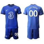 Men 2020-2021 club Chelsea home customized blue Soccer Jerseys