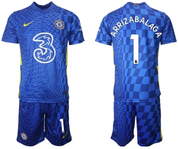 Men 2021-2022 Club Chelsea FC home blue 1 Nike Soccer Jerseys