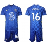 Men 2021-2022 Club Chelsea FC home blue 16 Nike Soccer Jerseys