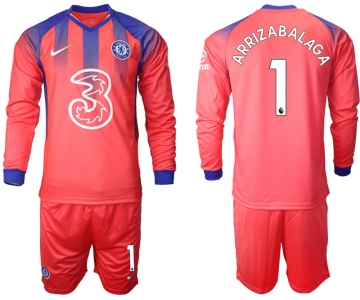 Men 2021 Chelsea away Long sleeve 1 soccer jerseys