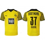 Men 2021-2022 Club Borussia Dortmund home yellow aaa version 37 Soccer Jersey