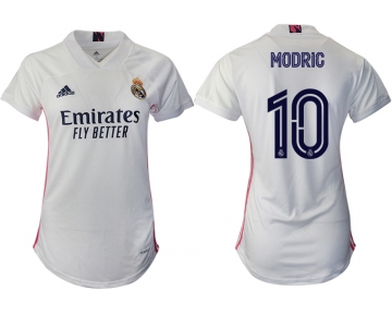 Women 2020-2021 Real Madrid home aaa version 10 white Soccer Jerseys