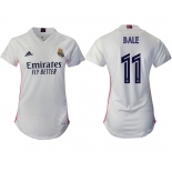 Women 2020-2021 Real Madrid home aaa version 11 white Soccer Jerseys1