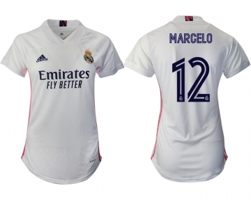 Women 2020-2021 Real Madrid home aaa version 12 white Soccer Jerseys