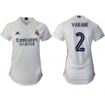 Women 2020-2021 Real Madrid home aaa version 2 white Soccer Jerseys