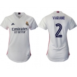 Women 2020-2021 Real Madrid home aaa version 2 white Soccer Jerseys