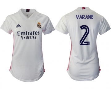 Women 2020-2021 Real Madrid home aaa version 2 white Soccer Jerseys