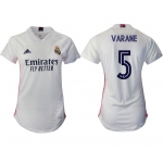 Women 2020-2021 Real Madrid home aaa version 5 white Soccer Jerseys