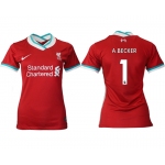 Women 2020-2021 Liverpool home aaa version 1 red Soccer Jerseys