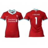 Women 2020-2021 Liverpool home aaa version 1 red Soccer Jerseys