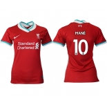 Women 2020-2021 Liverpool home aaa version 10 red Soccer Jerseys