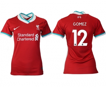 Women 2020-2021 Liverpool home aaa version 12 red Soccer Jerseys