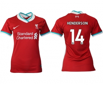 Women 2020-2021 Liverpool home aaa version 14 red Soccer Jerseys