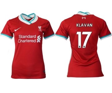 Women 2020-2021 Liverpool home aaa version 17 red Soccer Jerseys